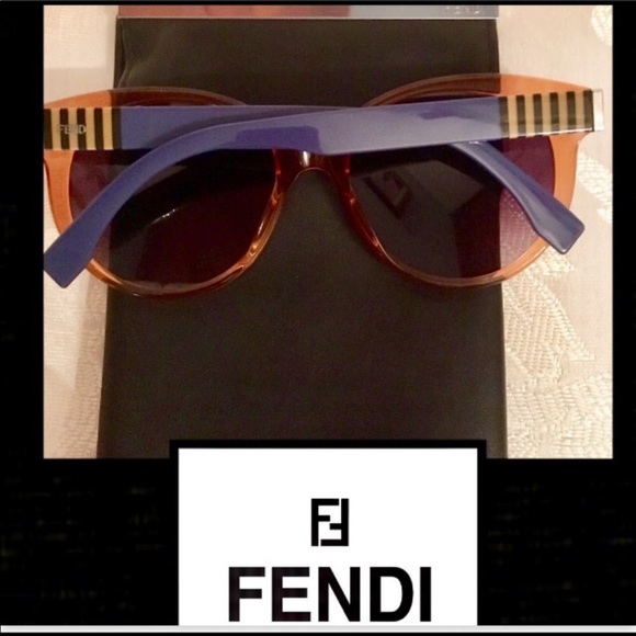 FENDI UNISEX SUNGLASSES CAN BE CHANGED TO SCRIPT - Picture 5 of 8